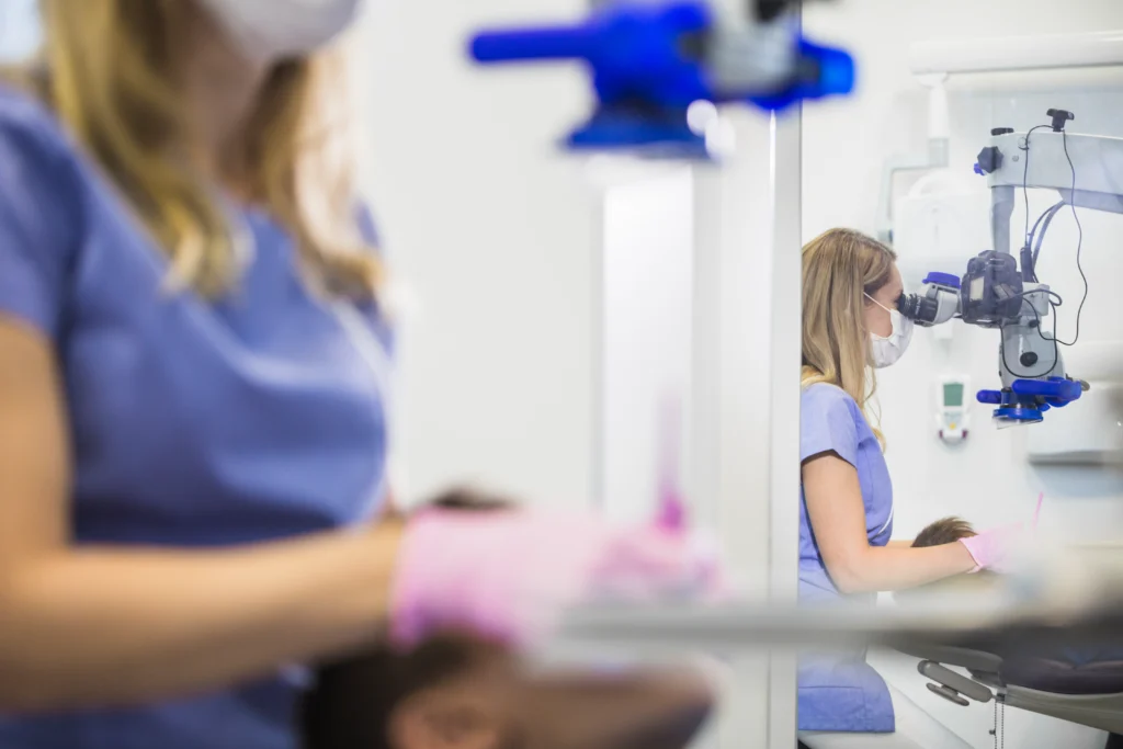 Modern dental technology used for precise and comfortable patient care